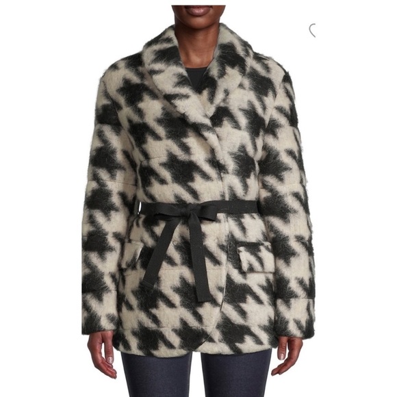 En Thread Coat Houndstooth pattern size small - Picture 1 of 9